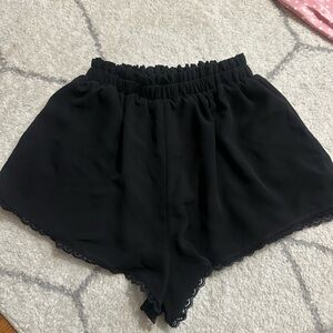 Lovers + Friends Black High Waist Shorts